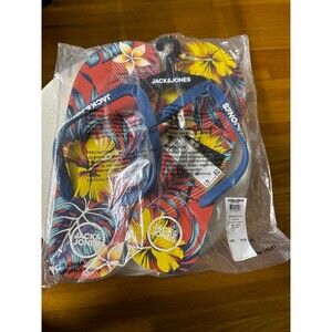 Jack and Jones NWT men's flip flops size 13-14 M